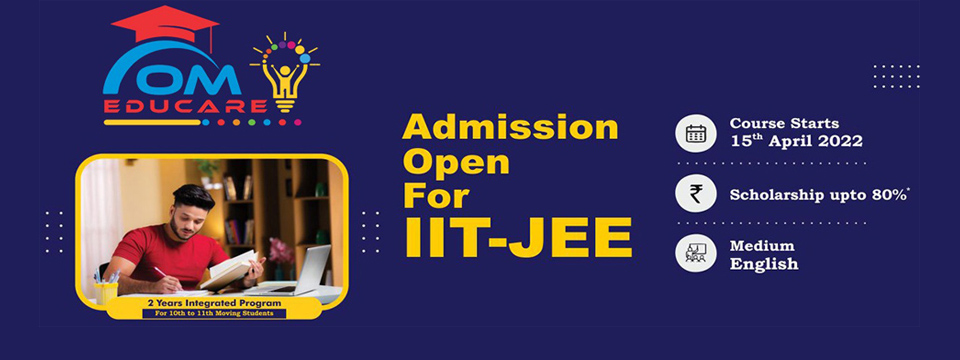 Admission Open for IIT-JEE